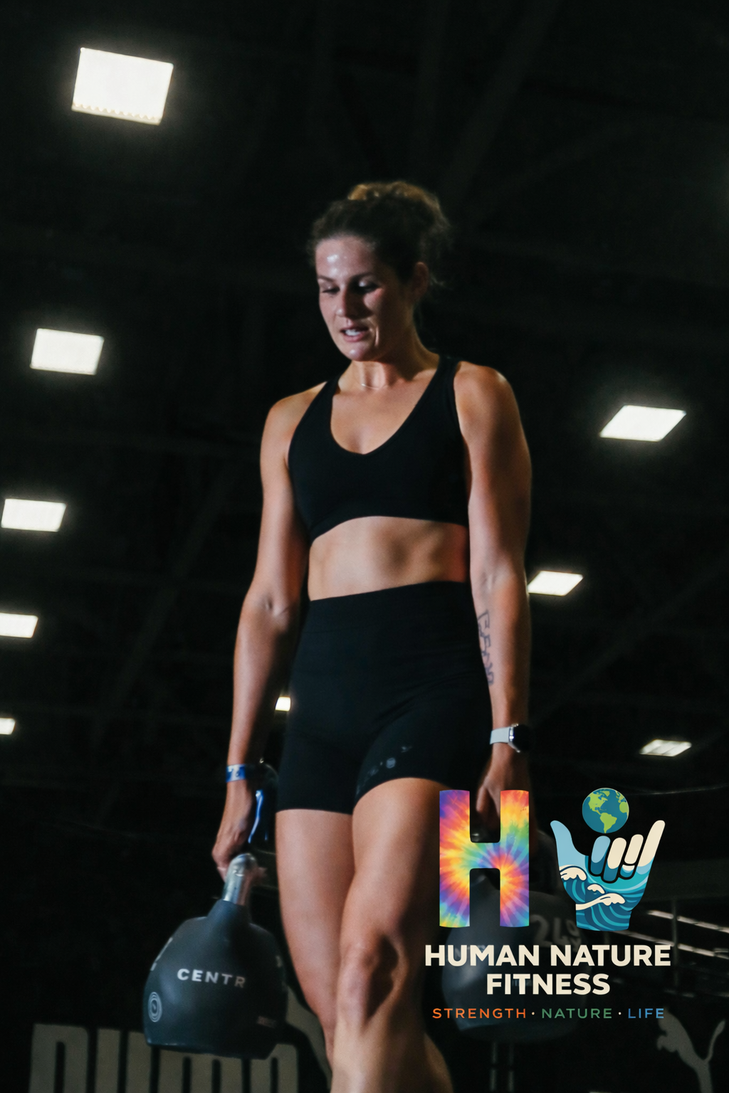 Athlete completing a strength and conditioning workout